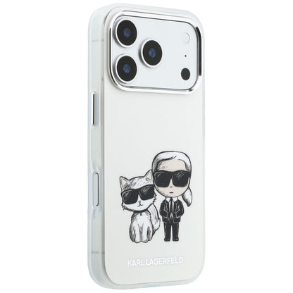 Capa MagSafe para Apple iPhone 18 Pro / 17 Pro, Karl Lagerfeld, IML KC Bodies Sketch Print, Bege
