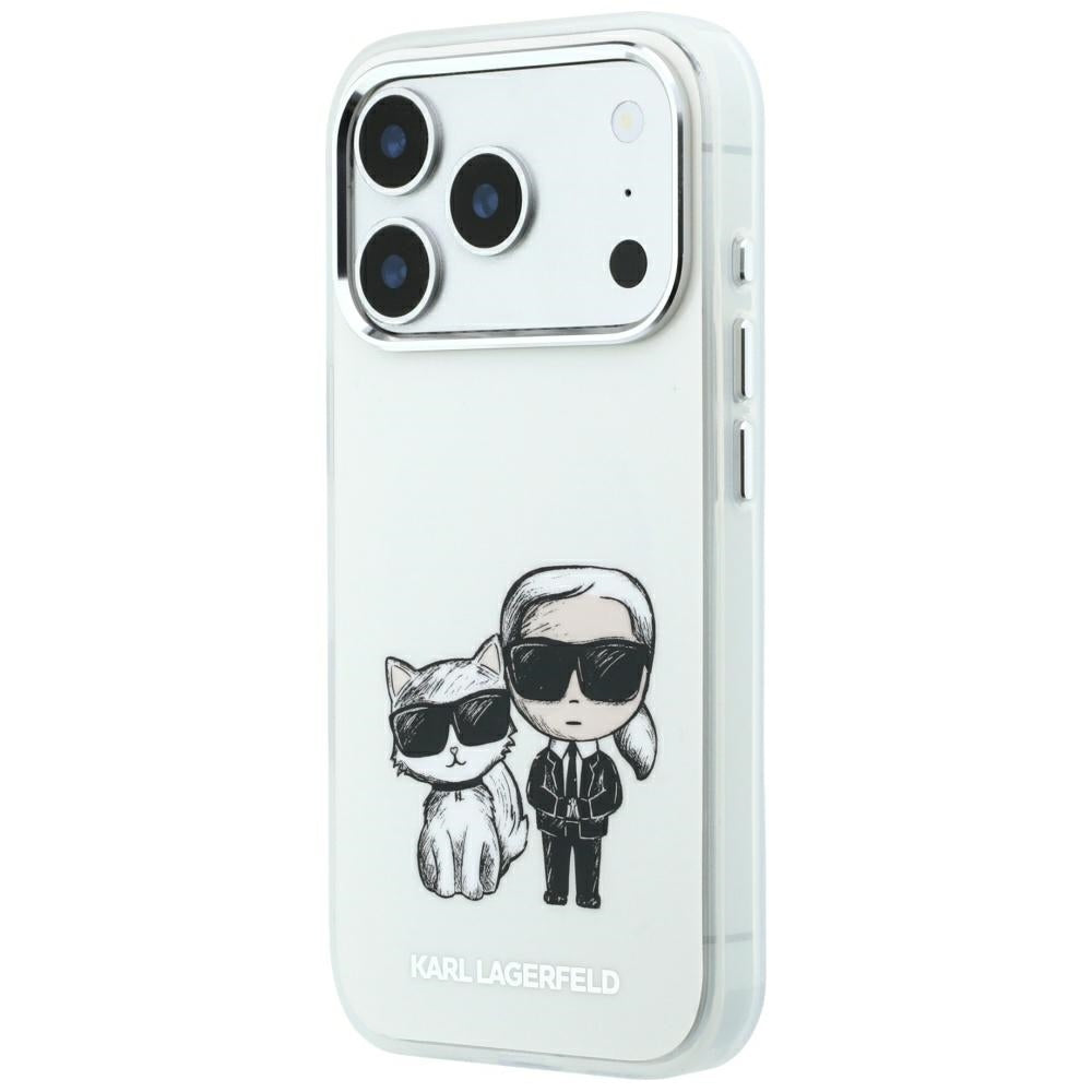 Capa MagSafe para Apple iPhone 18 Pro / 17 Pro, Karl Lagerfeld, KC Bodies Sketch, Bege