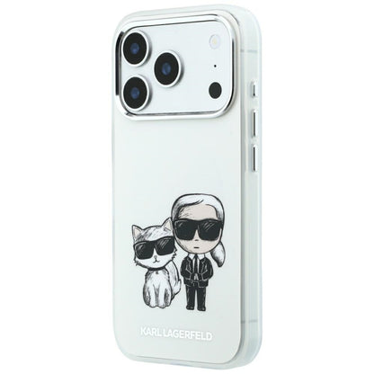 Capa MagSafe para Apple iPhone 18 Pro / 17 Pro, Karl Lagerfeld, KC Bodies Sketch, Bege