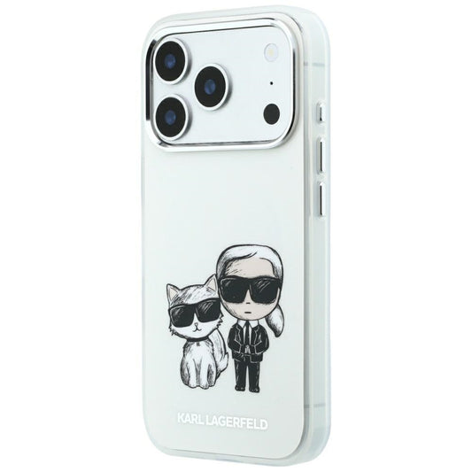 Capa MagSafe para Apple iPhone 18 Pro / 17 Pro, Karl Lagerfeld, KC Bodies Sketch, Bege