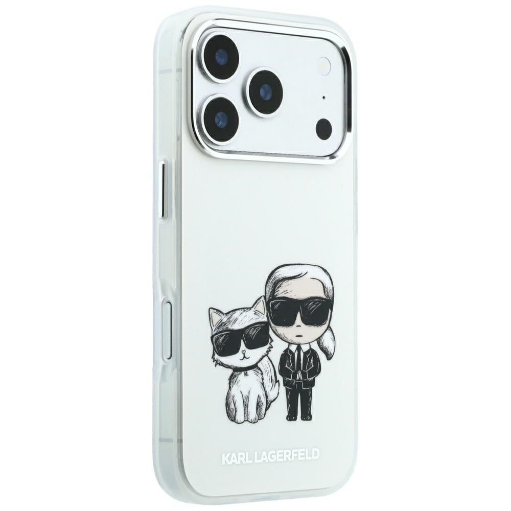 Capa MagSafe para Apple iPhone 18 Pro / 17 Pro, Karl Lagerfeld, KC Bodies Sketch, Bege
