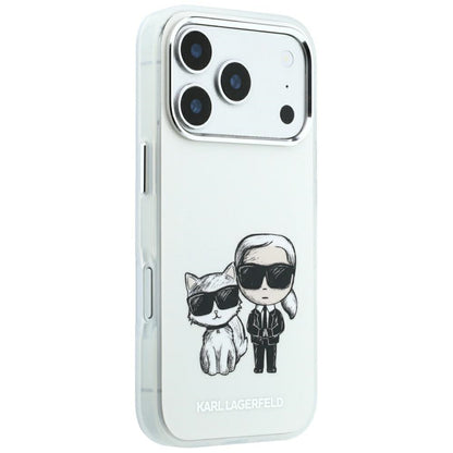 Capa MagSafe para Apple iPhone 18 Pro / 17 Pro, Karl Lagerfeld, KC Bodies Sketch, Bege