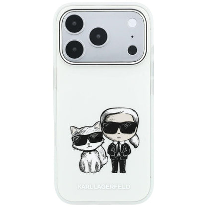 Capa MagSafe para Apple iPhone 18 Pro / 17 Pro, Karl Lagerfeld, KC Bodies Sketch, Bege