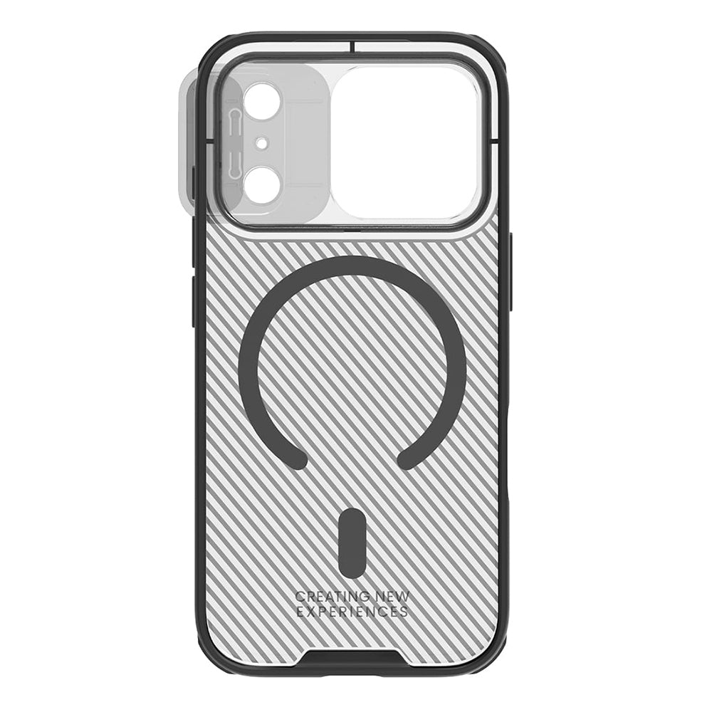 Capa MagSafe para Apple iPhone 18 Pro / 17 Pro, Nillkin, CamShield Pro, Preto Transparente
