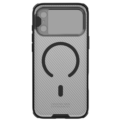 Capa MagSafe para Apple iPhone 18 Pro / 17 Pro, Nillkin, CamShield Prop, Preta Transparente