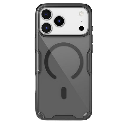Capa MagSafe para Apple iPhone 18 Pro / 17 Pro, Nillkin, Nature Pro, Preto Transparente