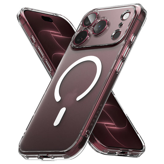 Capa MagSafe para Apple iPhone 18 Pro / 17 Pro, Ringke, Fusion, Transparente Fosca