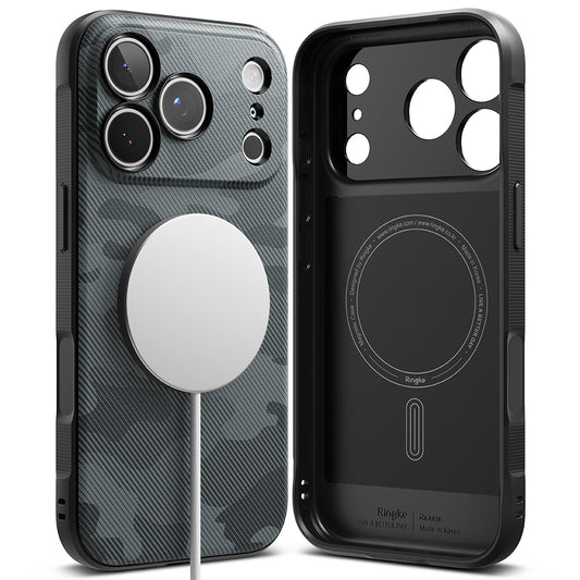 Capa MagSafe para Apple iPhone 18 Pro / 17 Pro, Ringke, Onyx, Camuflagem