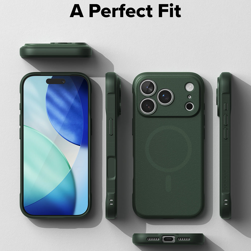 MagSafe Case for Apple iPhone 18 Pro / 17 Pro, Ringke, Onyx, Dark Green