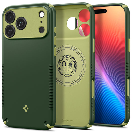 Capa MagSafe para Apple iPhone 18 Pro / 17 Pro, Spigen, Caseology Nano Pop Hybrid, Verde ACS12176
