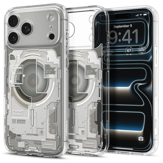 Capa MagSafe para Apple iPhone 18 Pro / 17 Pro, Spigen, Ultra Hybrid Zero One, Bege ACS12164
