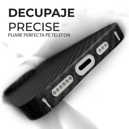 Capa MagSafe para Apple iPhone 18 Pro / 17 Pro, Techsuit, fibra de aramida, preta