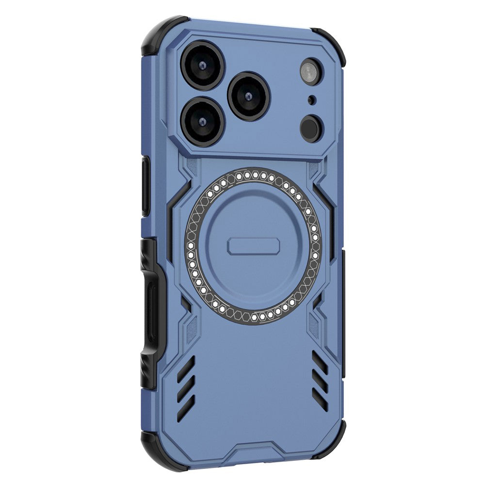 Capa MagSafe para Apple iPhone 18 Pro / 17 Pro, Techsuit, ArmorMag, Azul