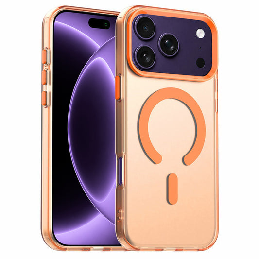 Capa MagSafe para Apple iPhone 18 Pro / 17 Pro, Techsuit, CandyCase, Laranja