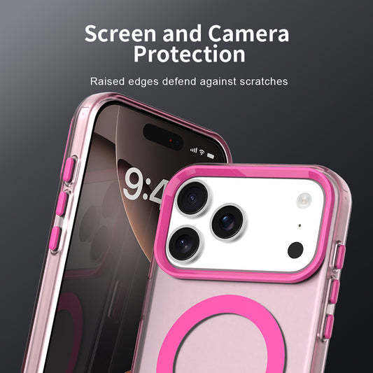 MagSafe Case for Apple iPhone 18 Pro / 17 Pro, Techsuit, CandyCase, Pink