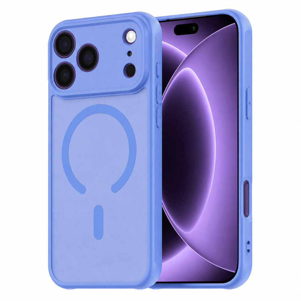 Capa MagSafe para Apple iPhone 18 Pro / 17 Pro, Techsuit, HaloFrost II, Azul