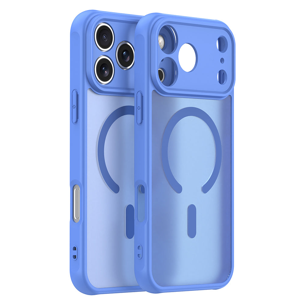 Capa MagSafe para Apple iPhone 18 Pro / 17 Pro, Techsuit, HaloFrost II, Azul