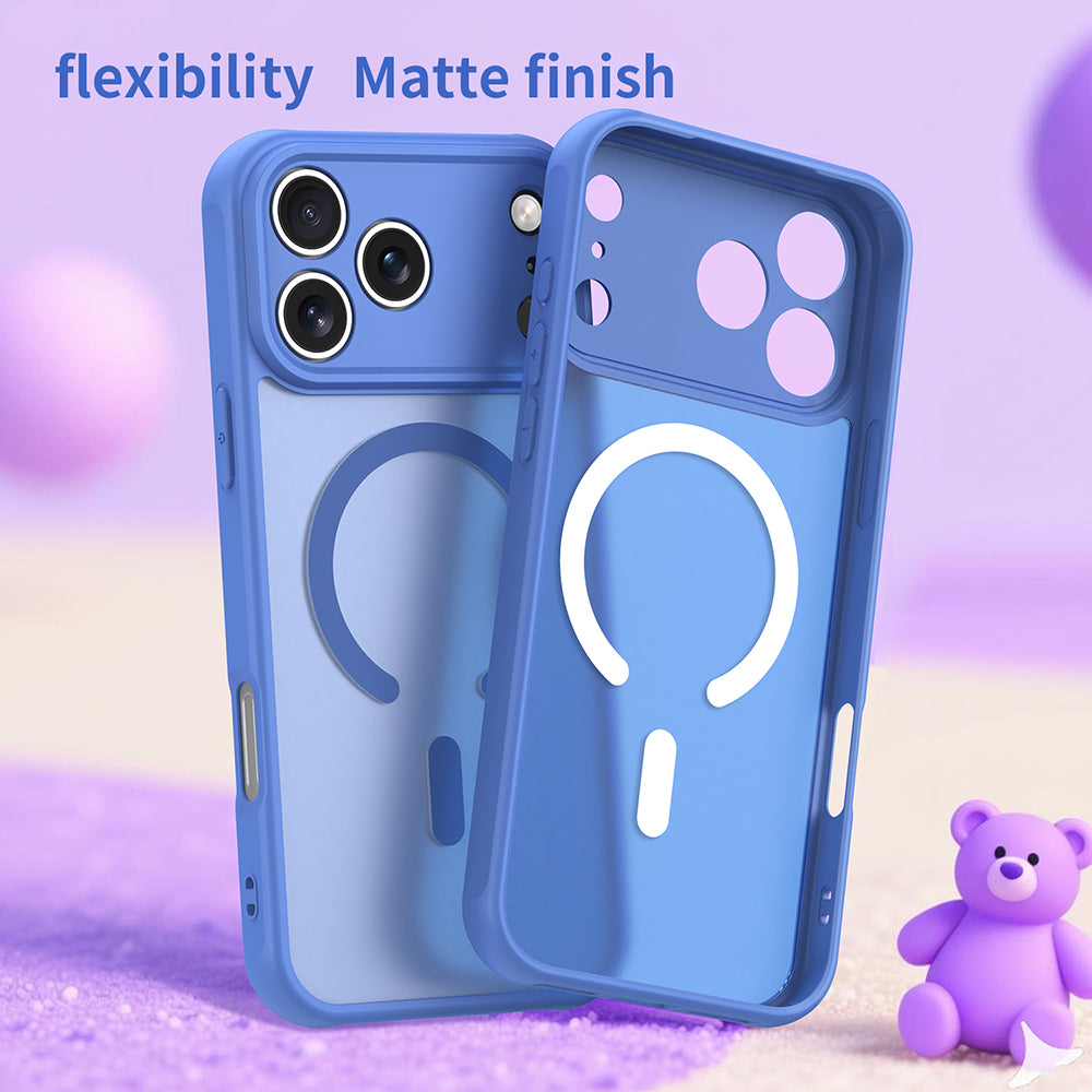 Capa MagSafe para Apple iPhone 18 Pro / 17 Pro, Techsuit, HaloFrost II, Azul