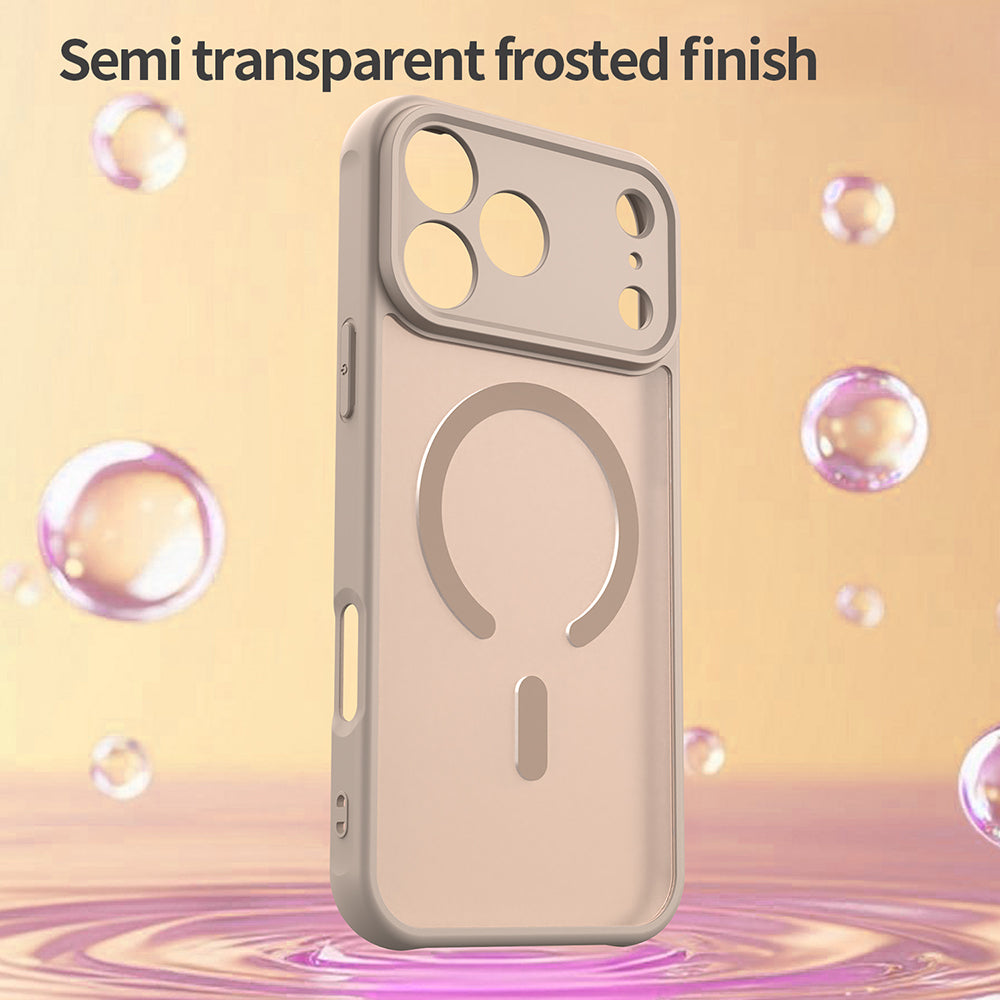 Capa MagSafe para Apple iPhone 18 Pro / 17 Pro, Techsuit, HaloFrost II, Dourada