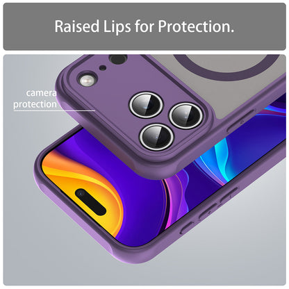 Capa MagSafe para Apple iPhone 18 Pro / 17 Pro, Techsuit, HaloFrost II, Roxo