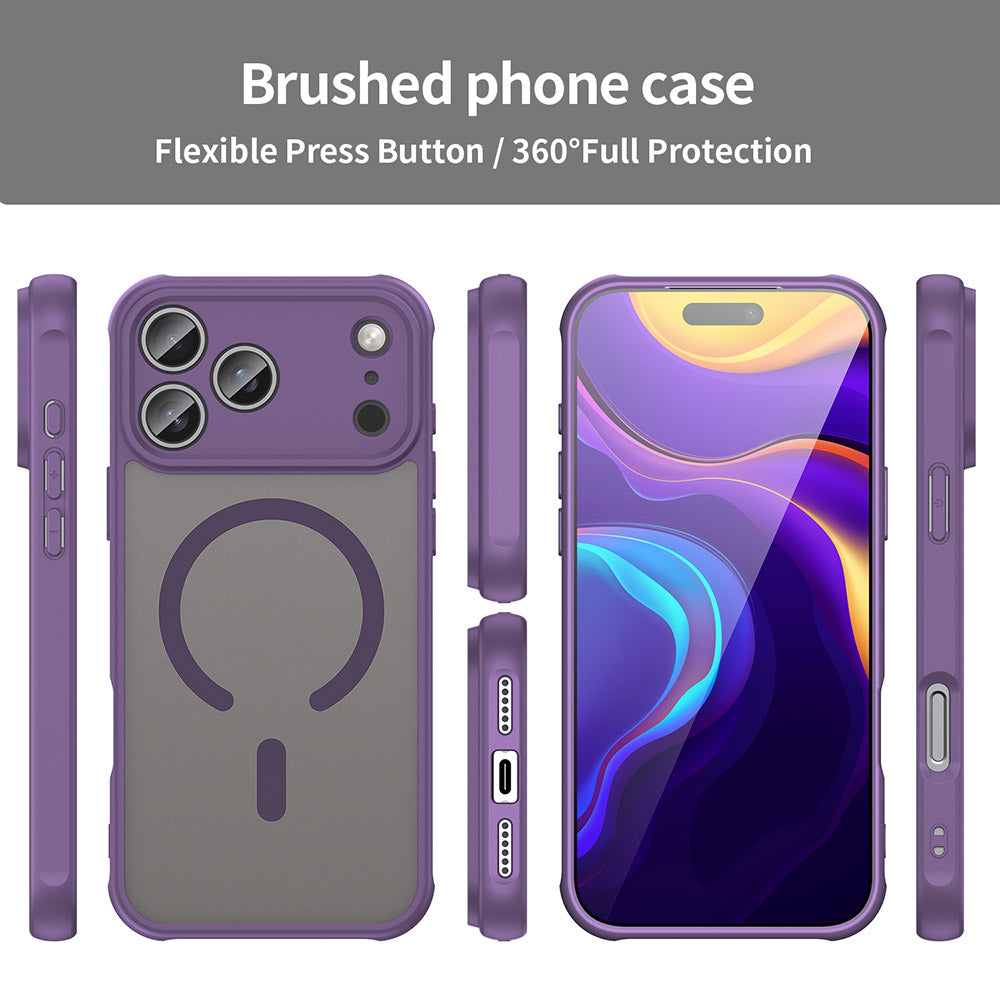 Capa MagSafe para Apple iPhone 18 Pro / 17 Pro, Techsuit, HaloFrost II, Roxo