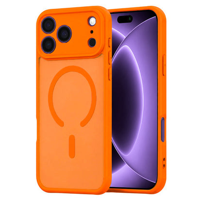 Capa MagSafe para Apple iPhone 18 Pro / 17 Pro, Techsuit, HaloFrost II, Laranja