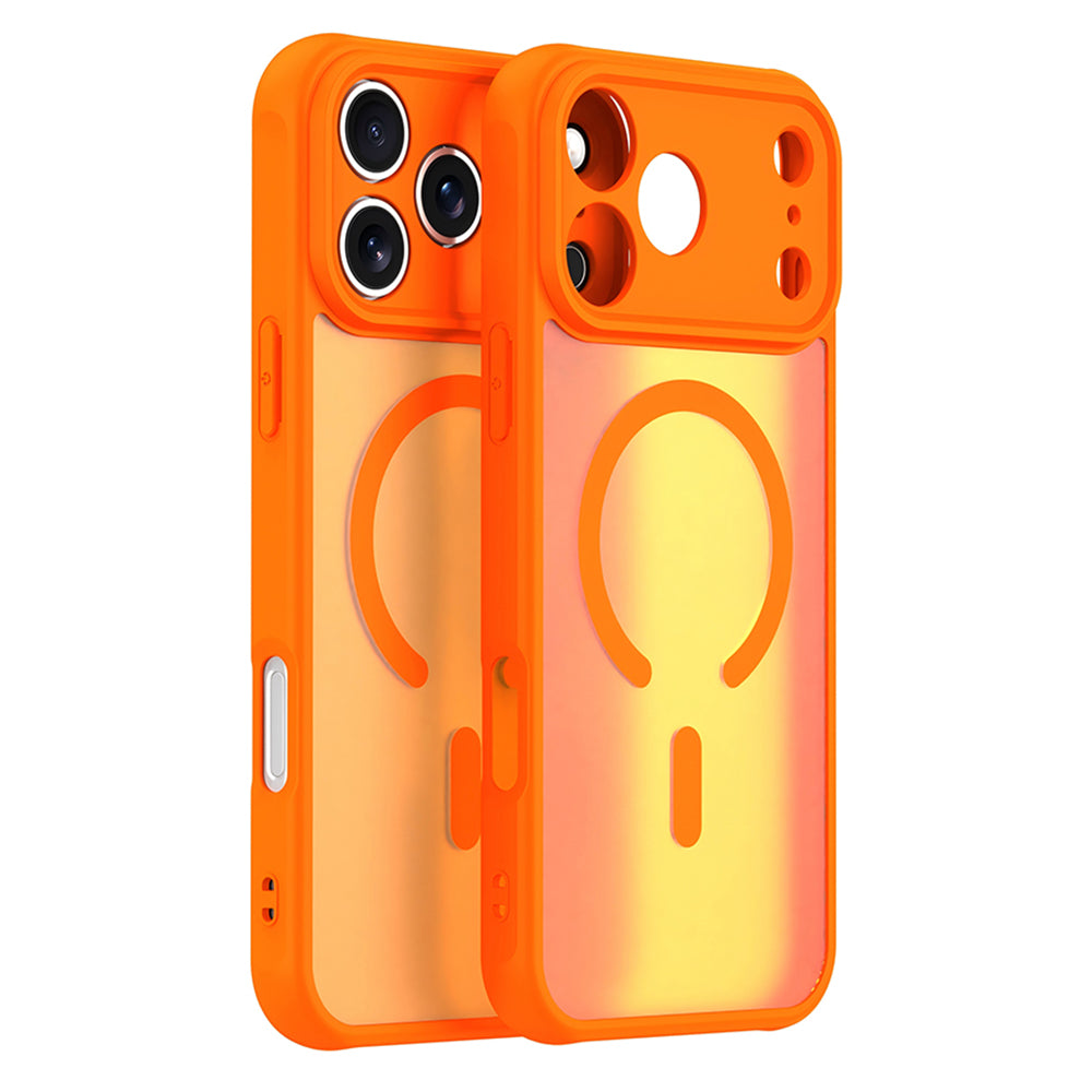Capa MagSafe para Apple iPhone 18 Pro / 17 Pro, Techsuit, HaloFrost II, Laranja