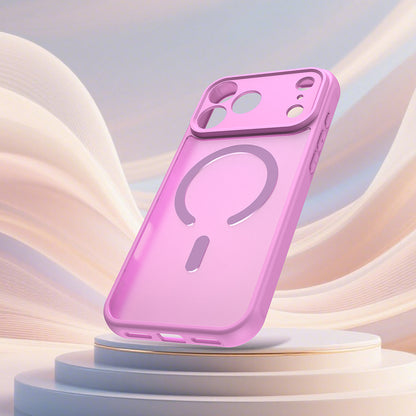 Capa MagSafe para Apple iPhone 18 Pro / 17 Pro, Techsuit, HaloFrost II, Rosa