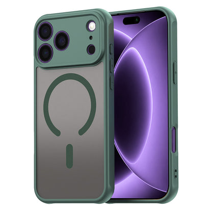 Capa MagSafe para Apple iPhone 18 Pro / 17 Pro, Techsuit, HaloFrost II, Verde