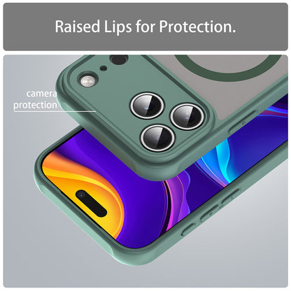Capa MagSafe para Apple iPhone 18 Pro / 17 Pro, Techsuit, HaloFrost II, Verde