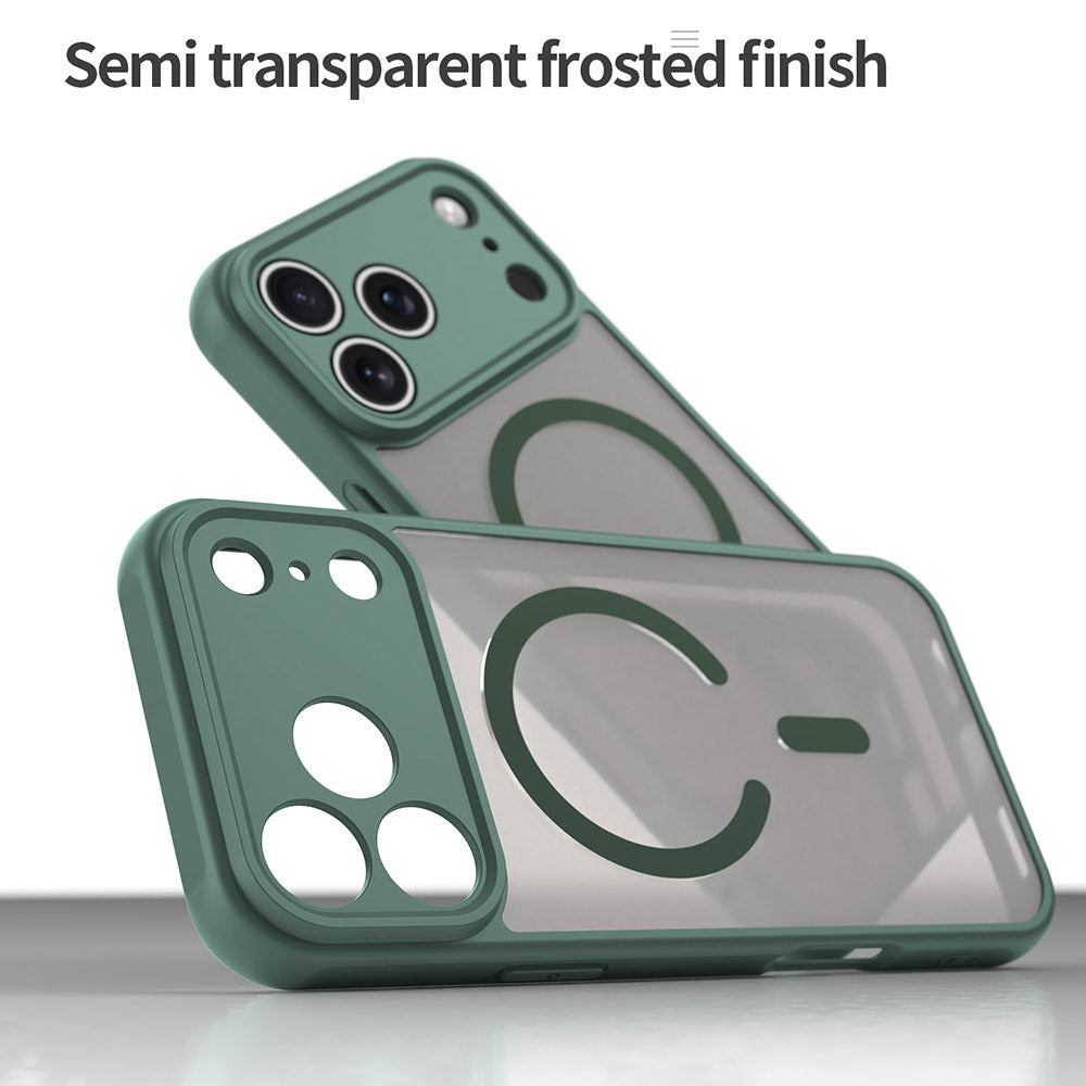 Capa MagSafe para Apple iPhone 18 Pro / 17 Pro, Techsuit, HaloFrost II, Verde