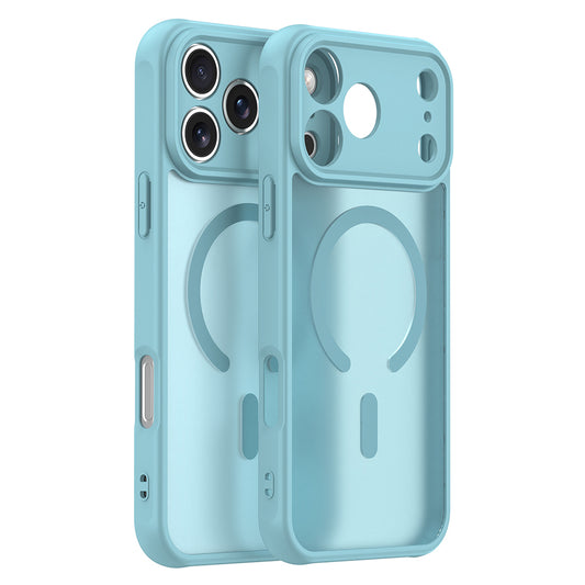 Capa MagSafe para Apple iPhone 18 Pro / 17 Pro, Techsuit, HaloFrost II, Verde Claro