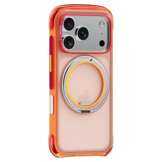 Capa MagSafe para Apple iPhone 18 Pro / 17 Pro, Torras, O3 Air Core, Laranja