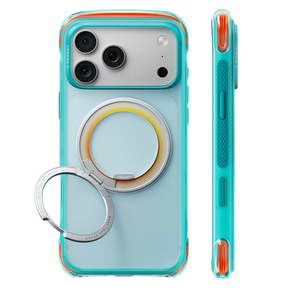 Capa MagSafe para Apple iPhone 18 Pro / 17 Pro, Torras, O3 Air Core, Turquesa