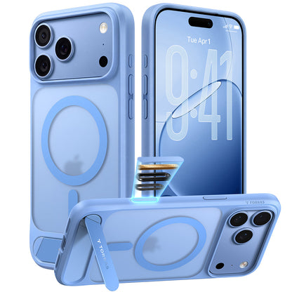 Capa MagSafe para Apple iPhone 18 Pro / 17 Pro, Torras, Ostand L1 Guardian, Azul