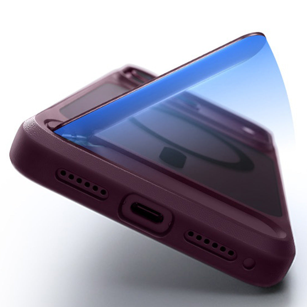 Capa MagSafe para Apple iPhone 18 Pro / 17 Pro, Torras, Ostand L1 Guardian, Roxo