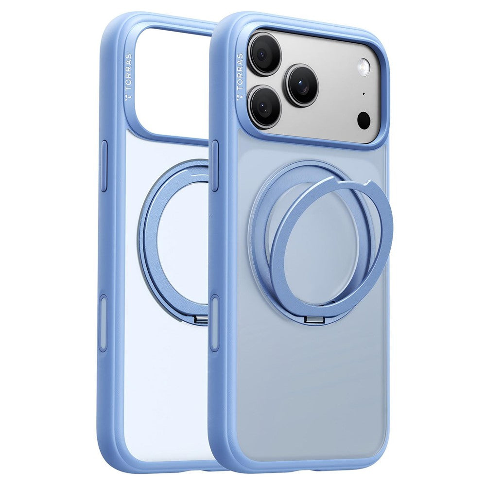 Capa MagSafe para Apple iPhone 18 Pro / 17 Pro, Torras, Ostand O1 Guardian, Azul