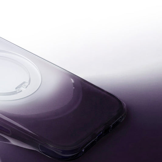Capa MagSafe para Apple iPhone 18 Pro / 17 Pro, Torras, Ostand O3 Air Gradient, Violeta Laranja