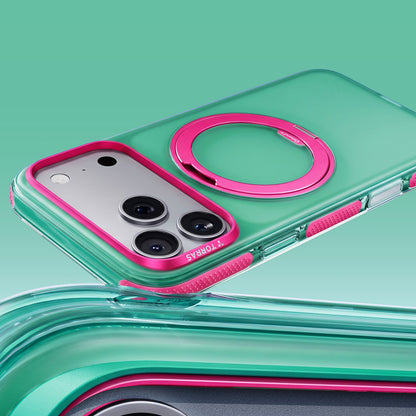 Capa MagSafe para Apple iPhone 18 Pro / 17 Pro, Torras, Ostand O3 Hue, Verde