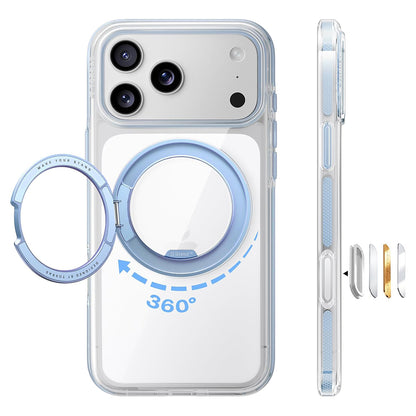 Capa MagSafe para Apple iPhone 18 Pro / 17 Pro, Torras, Ostand O3 Light, Azul