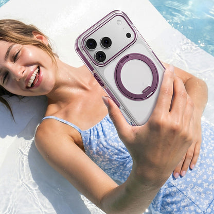 Capa MagSafe para Apple iPhone 18 Pro / 17 Pro, Torras, Ostand O3 Light, Roxo