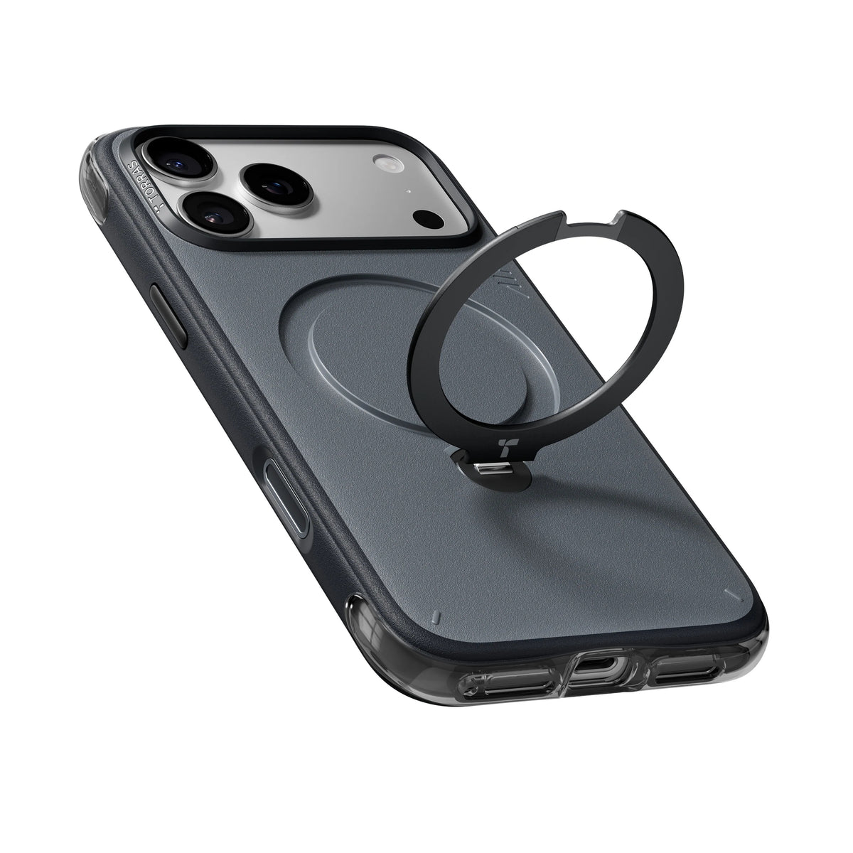 Capa MagSafe para Apple iPhone 18 Pro / 17 Pro, Torras, Ostand Q3 Air Essential, Preta