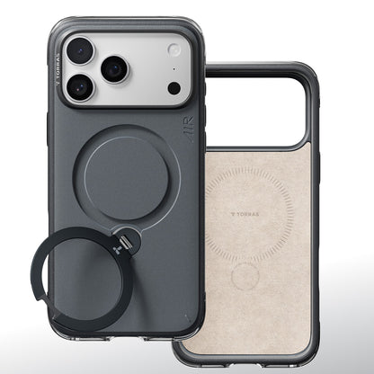 Capa MagSafe para Apple iPhone 18 Pro / 17 Pro, Torras, Ostand Q3 Air Essential, Preta