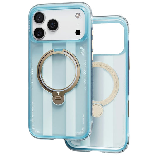 Capa MagSafe para Apple iPhone 18 Pro / 17 Pro, Torras, Ostand Q3 Air Football, Azul