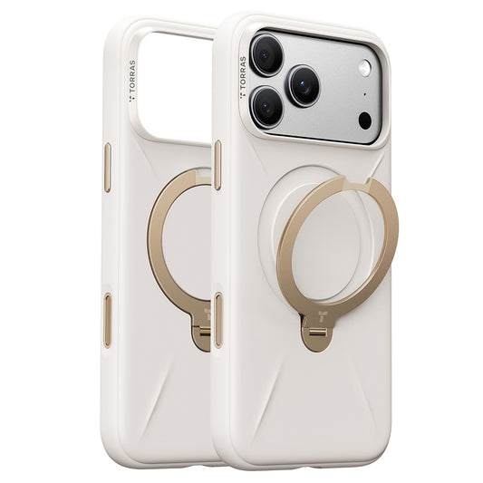 Capa MagSafe para Apple iPhone 18 Pro / 17 Pro, Torras, QPRO Silicone, Branca