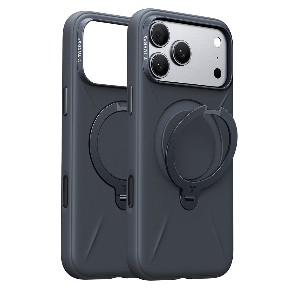 Capa MagSafe para Apple iPhone 18 Pro / 17 Pro, Torras, QPRO Silicone, Preta
