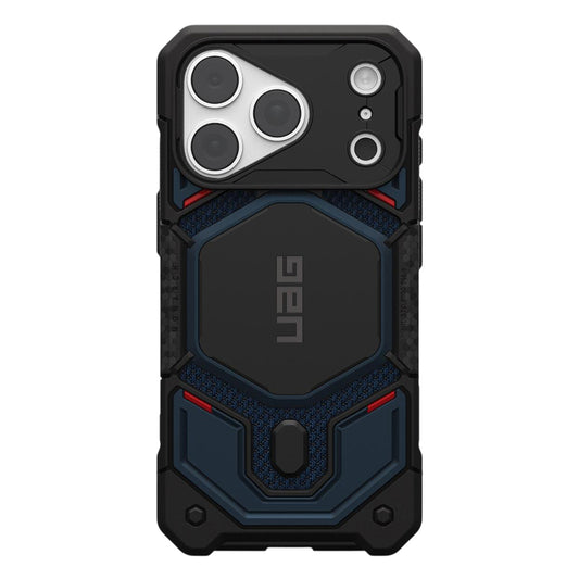 Capa MagSafe para Apple iPhone 18 Pro / 17 Pro, Urban Armor Gear, Monarch Pro Kevlar, Azul Marinho