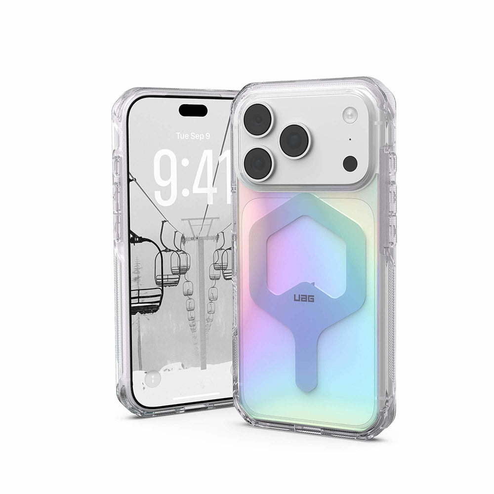 Capa MagSafe para Apple iPhone 18 Pro / 17 Pro, Urban Armor Gear, Plyo, Iridescente