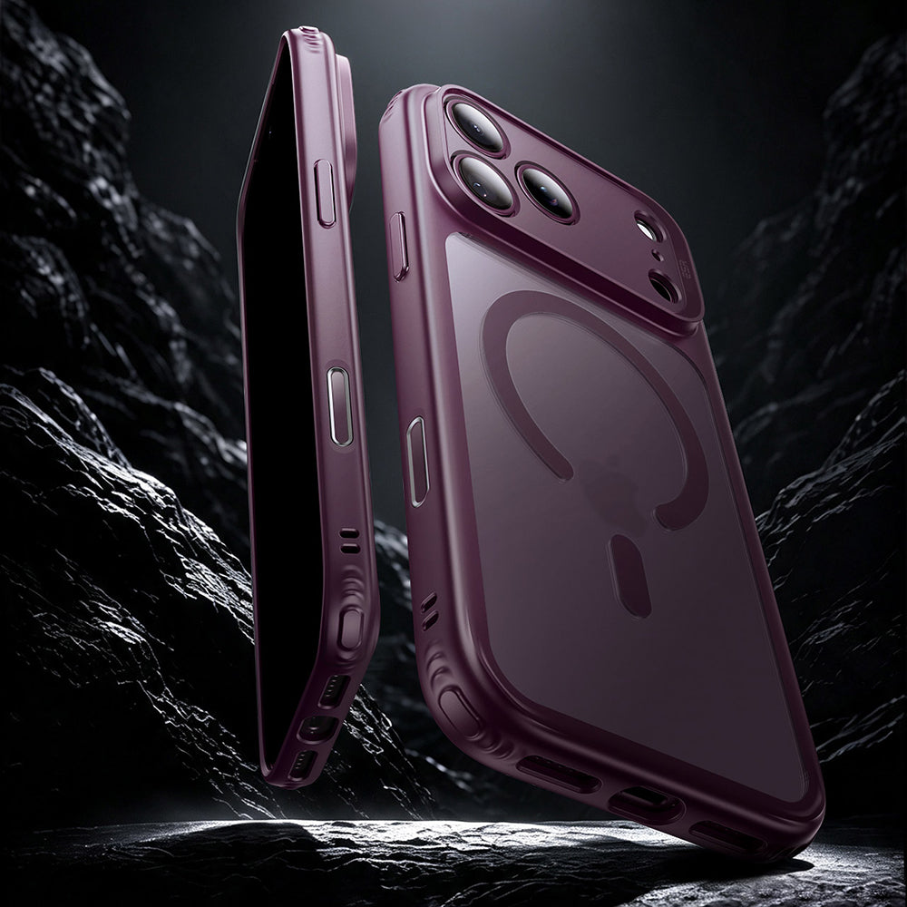 Capa MagSafe para Apple iPhone 18 Pro, ESR, Classic Hybrid, Vinho Escuro Satinado