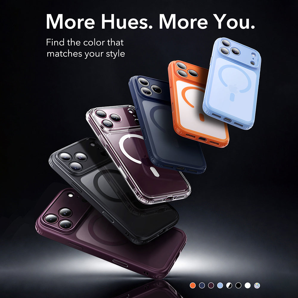 Capa MagSafe para Apple iPhone 18 Pro, ESR, Classic Hybrid, Vinho Escuro Satinado